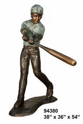 Bronze Baseball Hitter Bronze Baseball Hitter